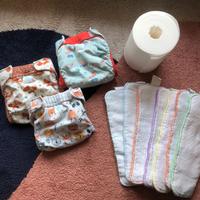 3 pannolini lavabili Culla di Teby L - COMPLETI