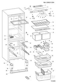 Parti di ricambio frigorifero Hotpoint quadrio