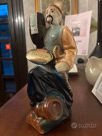 Bottiglia vodka artistica in ceramica smaltata