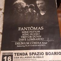 poster fantomas - mike patton  (concerto roma2004)