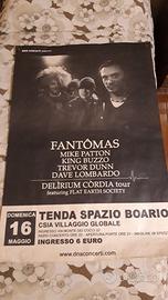 poster fantomas - mike patton  (concerto roma2004)