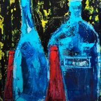 quadro tecnica mista su tela