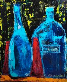 quadro tecnica mista su tela