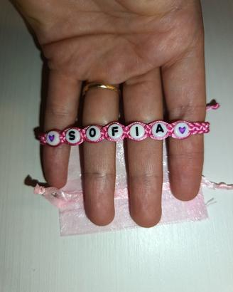 Bracciale macramè fatto a mano Sofia