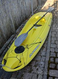 Canoa  Ouassou rigida monoposto con pagaia doppia
