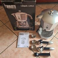 macchina caffè bialetti mokona grigia