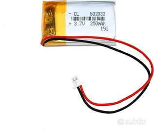 Batteria Li-Ion 3.7V 250mAh 502030 Protetta