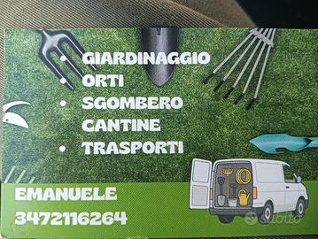 lavori di giardinaggio 