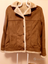 Giacca di montone, in ecopelle