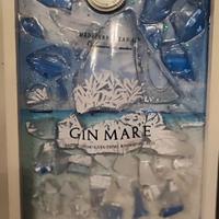 QUADRO VINTAGE CON BOTTIGLIA GIN