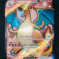Pokémon 151 charizard 183/165 appena sbustato