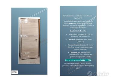 PORTE INTERNE - RINNOVO SHOWROOM