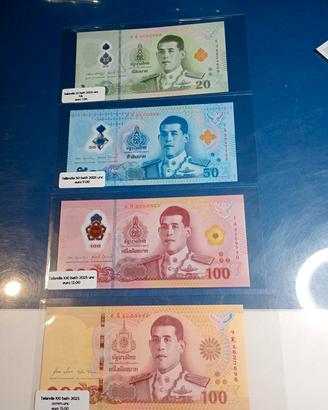 Tailandia set fds unc nuove 