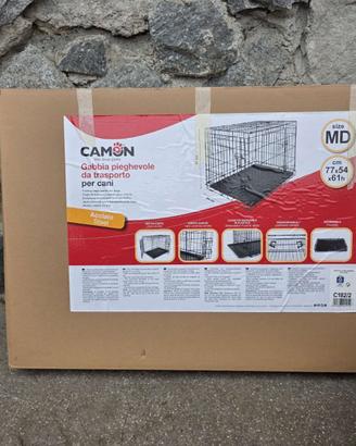 Gabbia pieghevole per trasporto cani