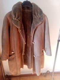 Giaccone in vera pelle di montone Shearling