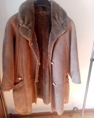 Giaccone in vera pelle di montone Shearling