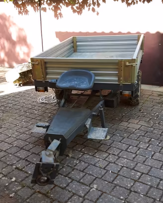 Carrello per motocoltivatore