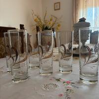 Set 6 bicchieri vintage