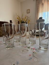 Set 6 bicchieri vintage