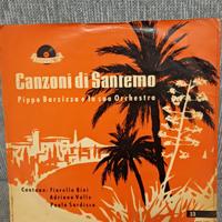 vinile 33 giri (25 cm) CANZONI DI SANREMO 1955