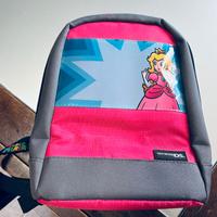 CUSTODIA-ZAINO NINTENDO DS SUPERMARIO PEACH