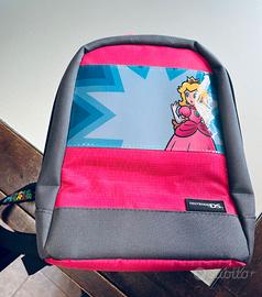 CUSTODIA-ZAINO NINTENDO DS SUPERMARIO PEACH