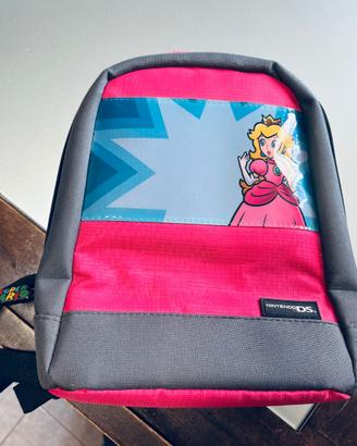 CUSTODIA-ZAINO NINTENDO DS SUPERMARIO PEACH