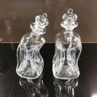 coppia di bottiglie holmegaard Danimarca 
