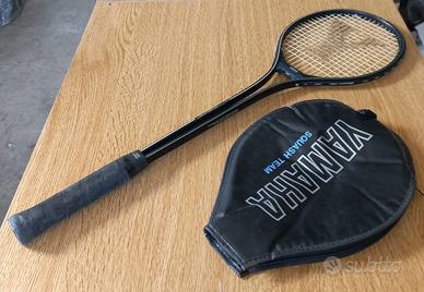 Racchetta Yamaha da squash vintage con custodia