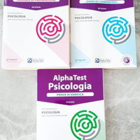 Set 3 libri AlphaTest Psicologia