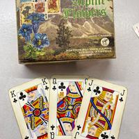 Carte da gioco vintage Piatnik “Alpine Flowers”