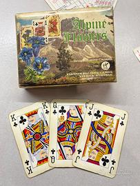 Carte da gioco vintage Piatnik “Alpine Flowers”