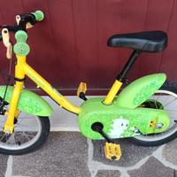 Bicicletta 14" con rotelle 