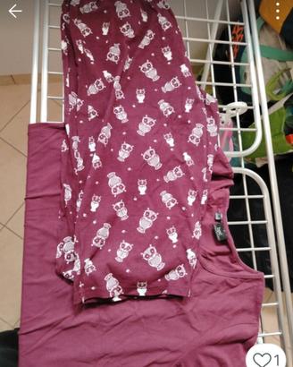 Pigiama donna con gufetto BPC