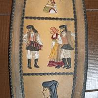 Arazzo quadro Sardo da parete / da muro vintage