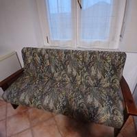 credenza, tavolo, sedie, divano