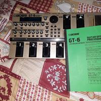 Pedaliera Boss GT6 x chitarra