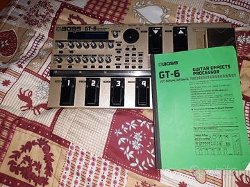 Pedaliera Boss GT6 x chitarra