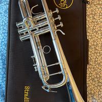 Tromba Stradivarius Model 72Vincent Bach argentata