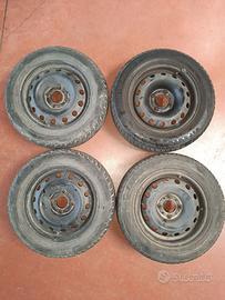 Set ruote in ferro per citroen C3