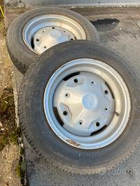 Cerchi fiat 126 prima serie da 12 pollici no gomme