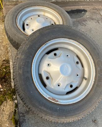 Cerchi fiat 126 prima serie da 12 pollici no gomme
