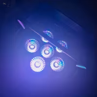 Smart Bat Par LED RGBW-UVA Uplight a batteria