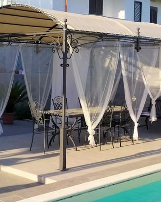 Gazebo in ferro battuto 3x4 metri