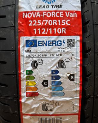 1 Pneumatico 225/70 R15 Leao Nova Force Van