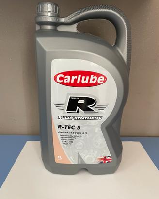 Olio 0W-20 Carlube R-TEC 5 - 5 Litri - NUOVO
