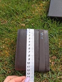 portafoglio color caffè uomo/ragazzo