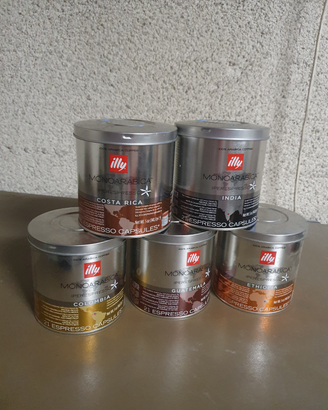 Barattoli in metallo Illy da collezione