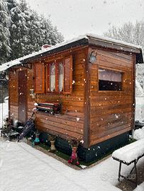 Vendita preingresso in legno roulotte