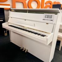 PIANOFORTE VERTICALE A. HERRMANN BIANCO SATINATO